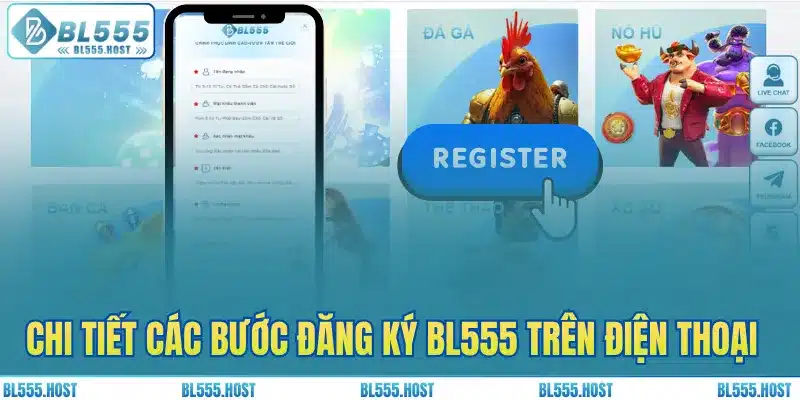 Chi tiết các bước đăng ký BL555 trên điện thoại