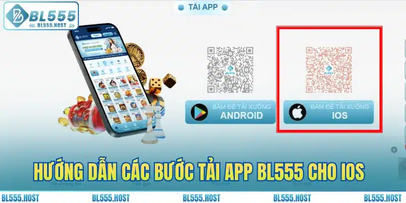 Hướng dẫn các bước tải app BL555 cho iOS